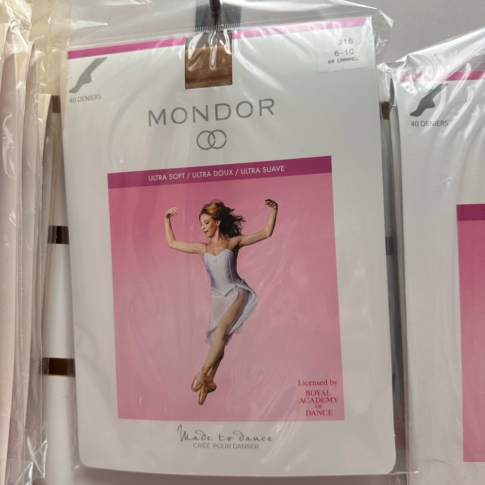 Mondor Caramel Full Footed Tights